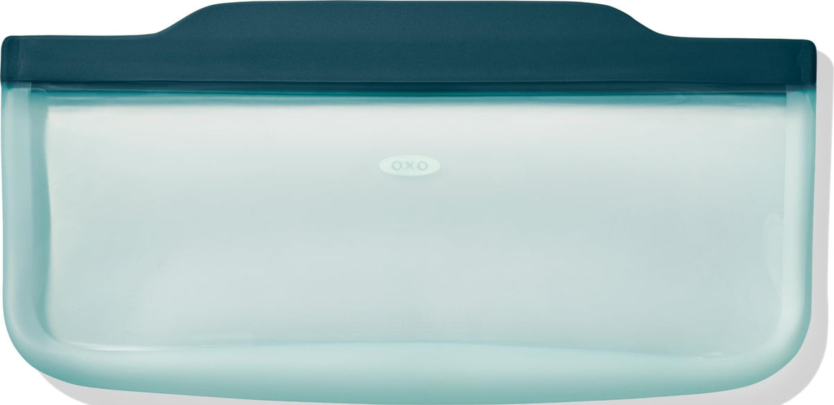 OXO Good Grips Silicone Reusable Bag - Stand-Up Quart (32 oz), Oat