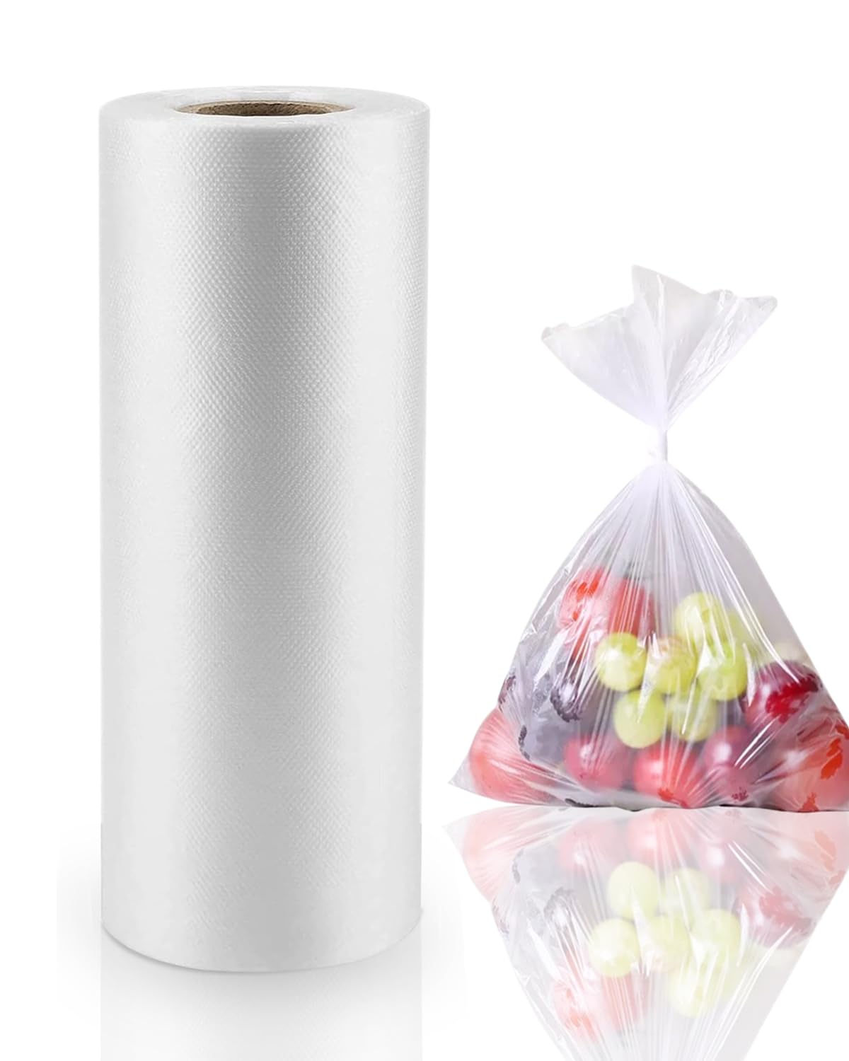 12” x 20” Plastic Produce Bags, Food Storage Bags 350pcs on a Roll