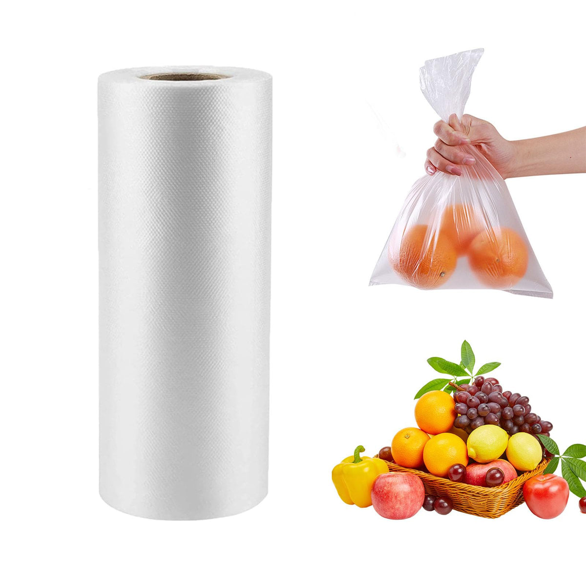 CLASSY Large 14" x 20" 350 Bag/Roll Plastic Food Storage Bags