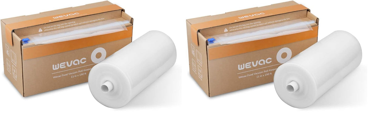 Wevac Vacuum Sealer Bags for Food, 11"x150' Roll, Fits Food Saver Machines