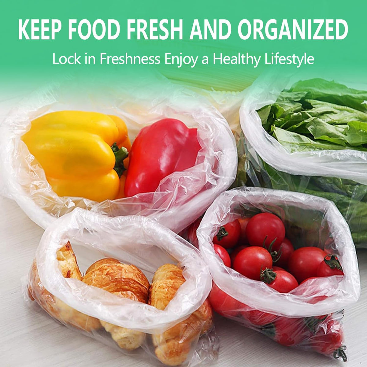 9527 Product Clear Plastic Produce Bag Food Storage bag (12 x 16, 1 Roll)