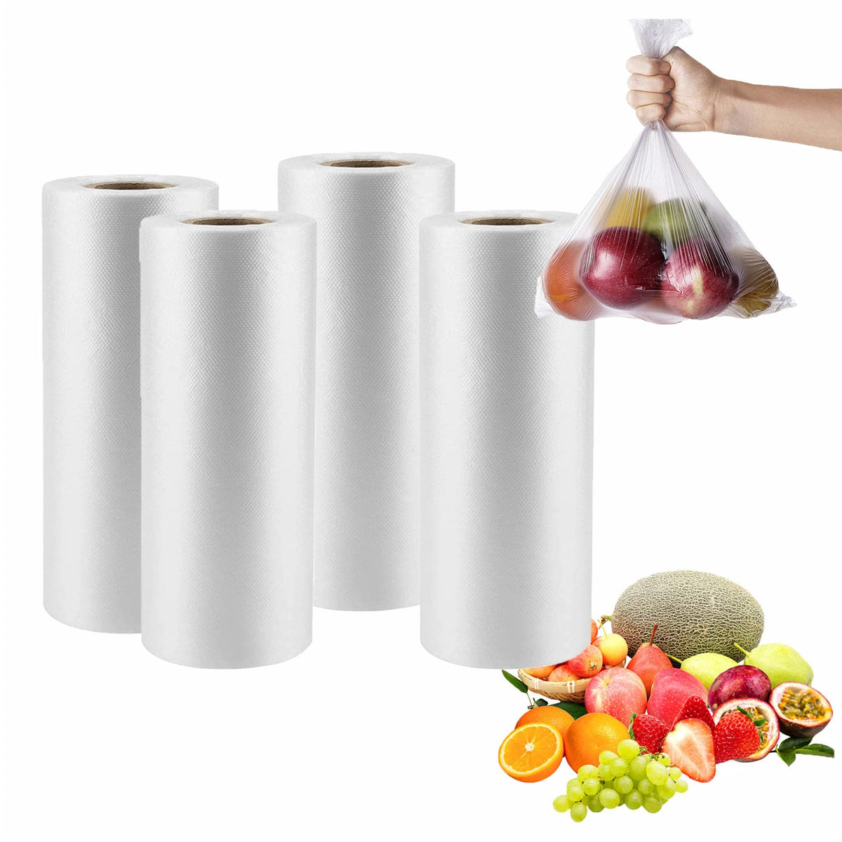 CLASSY Large 14" x 20" 350 Bag/Roll Plastic Food Storage Bags