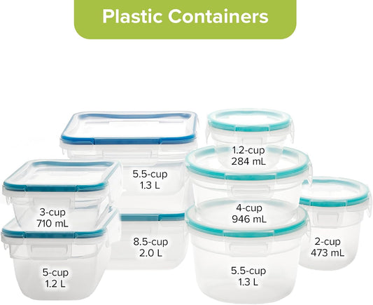 Snapware Plastic Total Solutions (14-Pack, Mixed Sizes) Food Storage Set