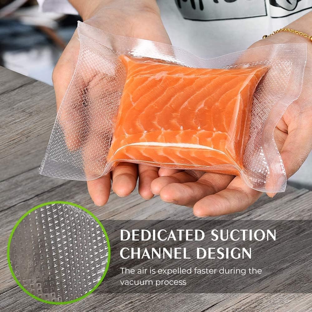 Vacuum Sealer Bags For Food 6 Pack, Kitchen Essentials, Sandwich Bags