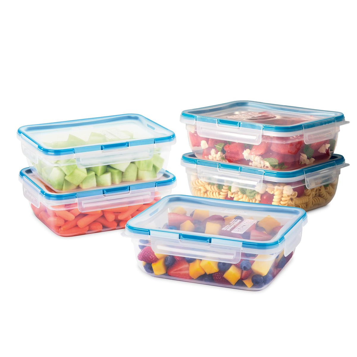 Snapware Plastic Total Solution (21-Pack) Large Food Storage Containers Set