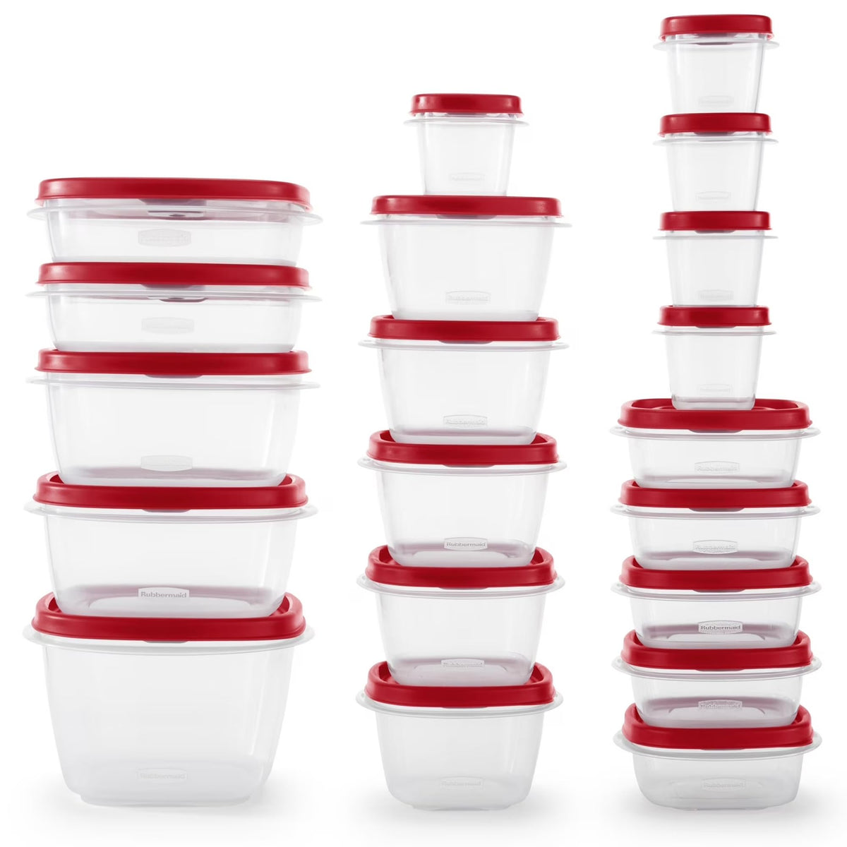 Rubbermaid EasyStore Containers, 44-Piece Set, Food Storage Containers with Lids