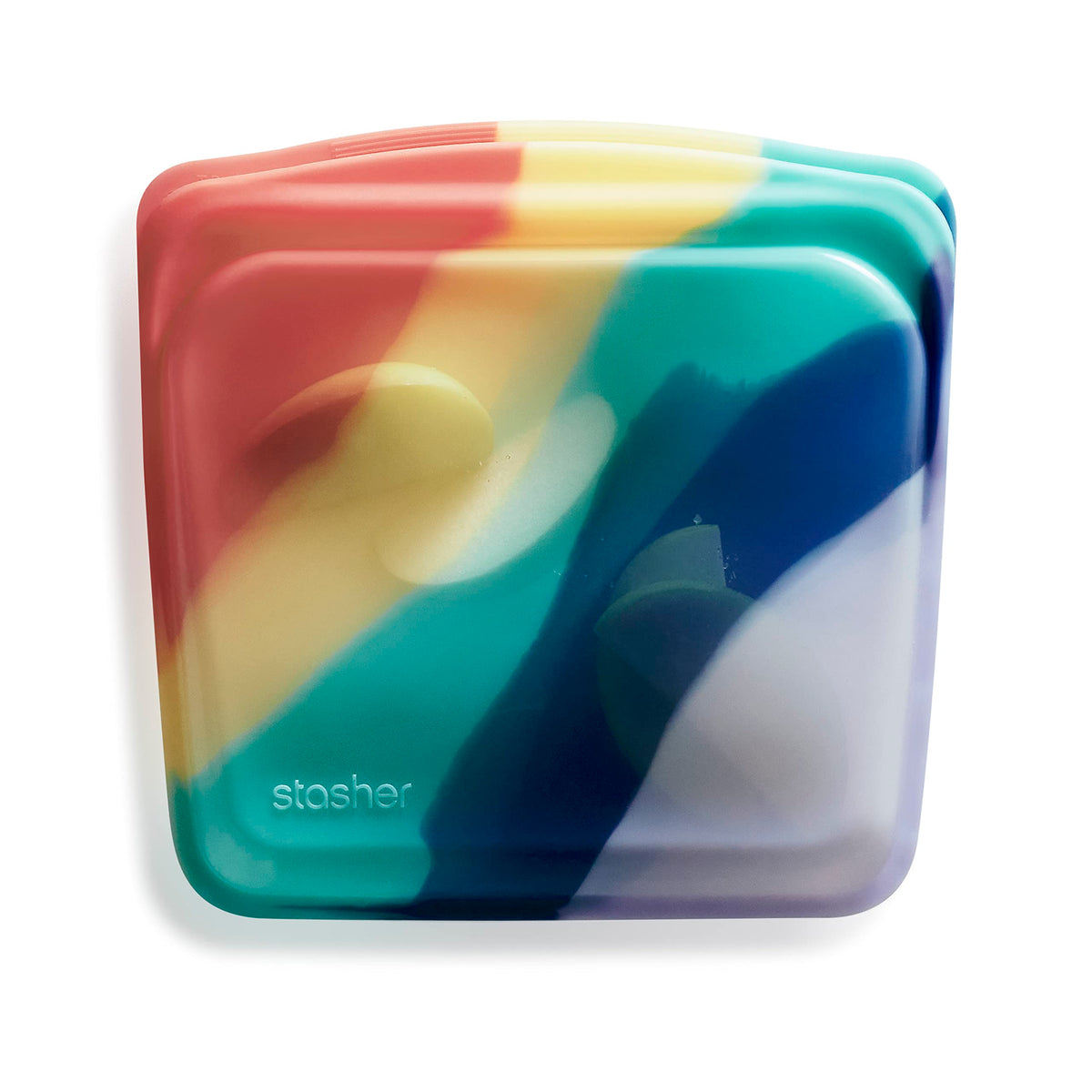 Stasher Premium Reusable Silicone Bag, Stand-Up Mega, Clear, 104 oz