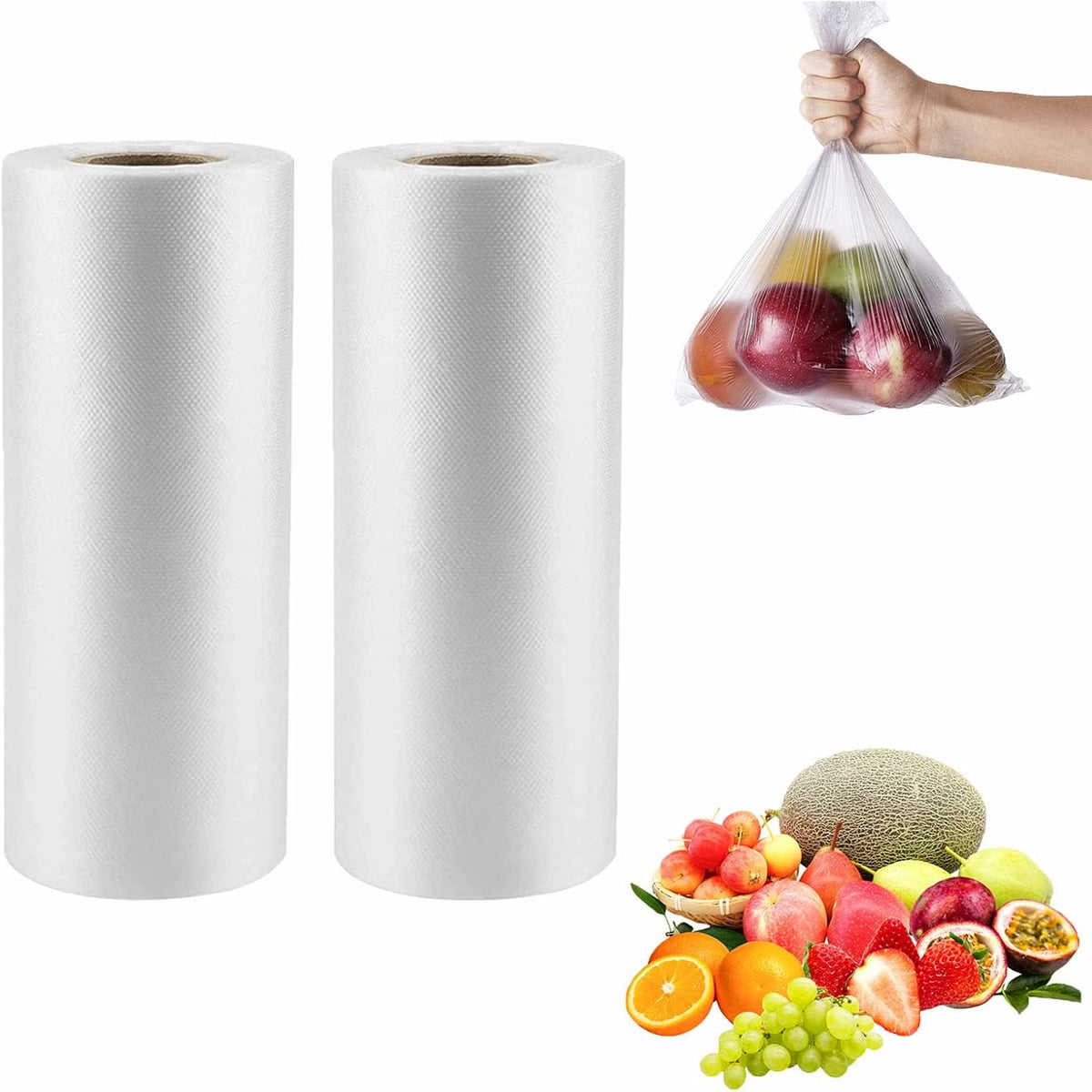 CLASSY Large 14" x 20" 350 Bag/Roll Plastic Food Storage Bags