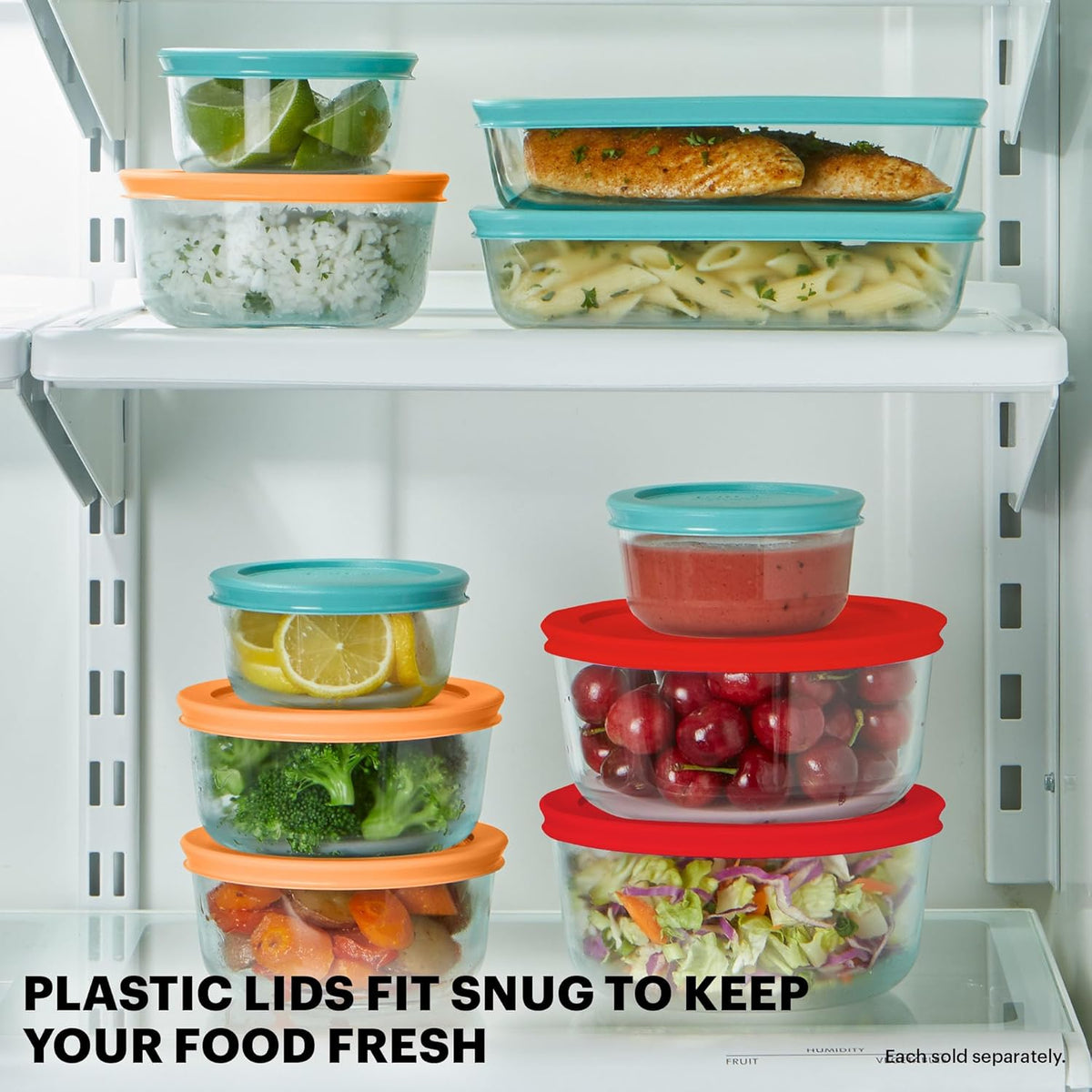 Pyrex Simply Store (12-Pack) Glass Food Storage Containers Set