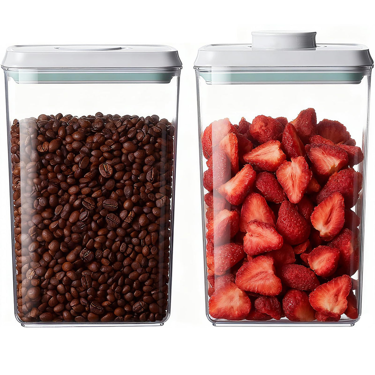 Melovom 12 Pcs Pop Food Storage Containers Airtight Food Storage Containers Set with Lids Kitchen Pantry Organization and Storage, 3.4Qt, 2.8Qt, 2.1Qt, 1.2Qt