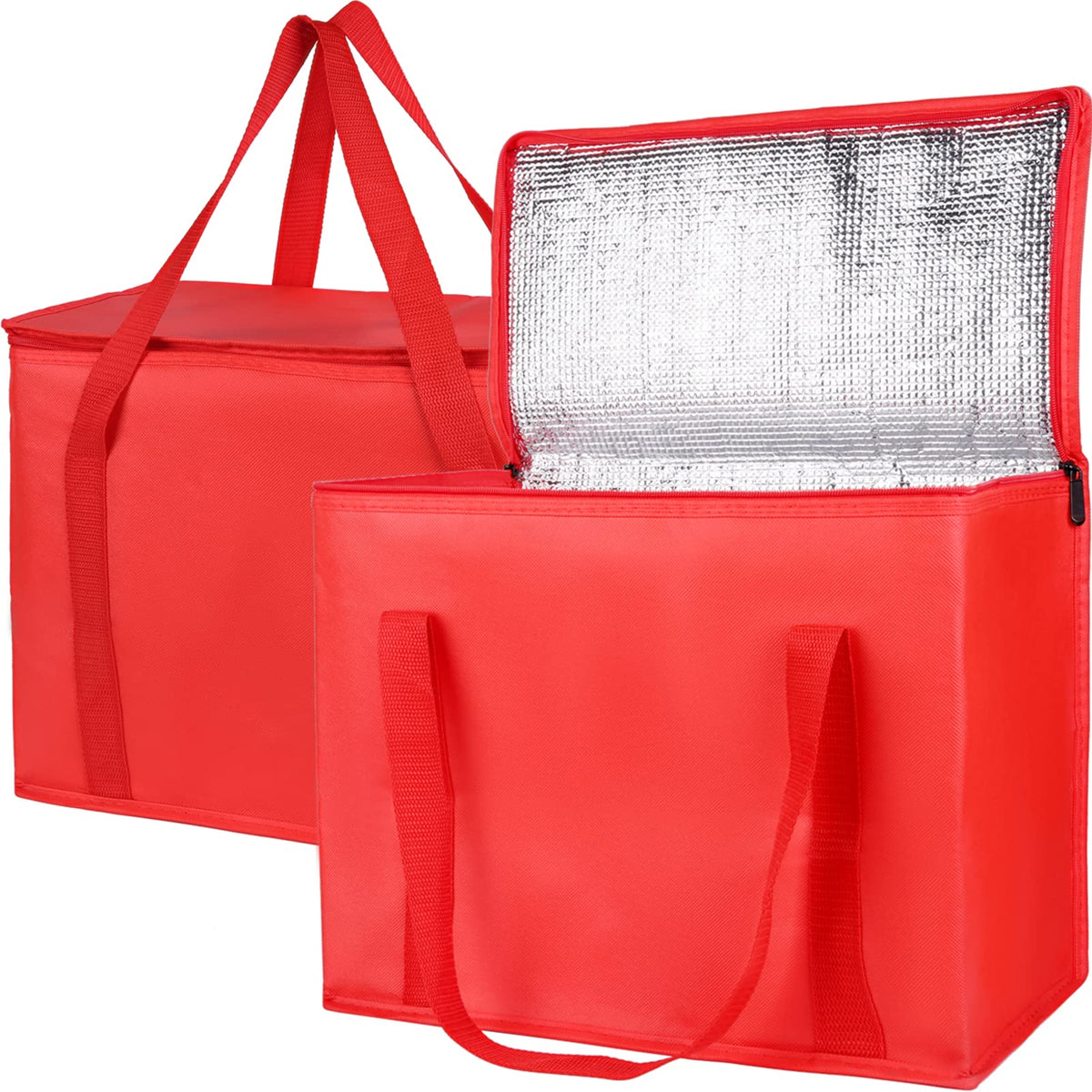 Bodaon Insulated Food Delivery Bag, XXXL Reusable Warming Bag, Black, 1Pk