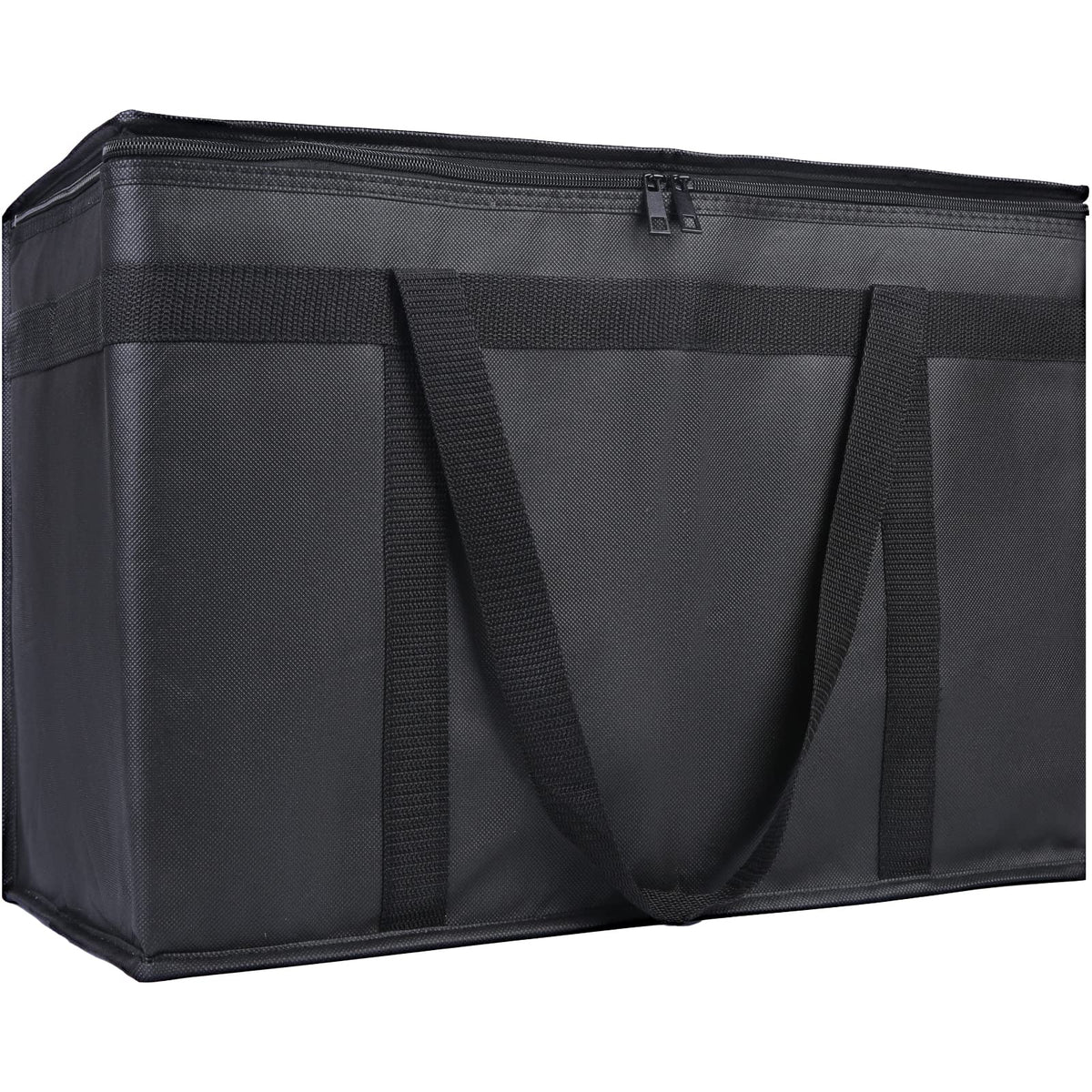 Bodaon Insulated Food Delivery Bag, XXXL Reusable Warming Bag, Black, 1Pk