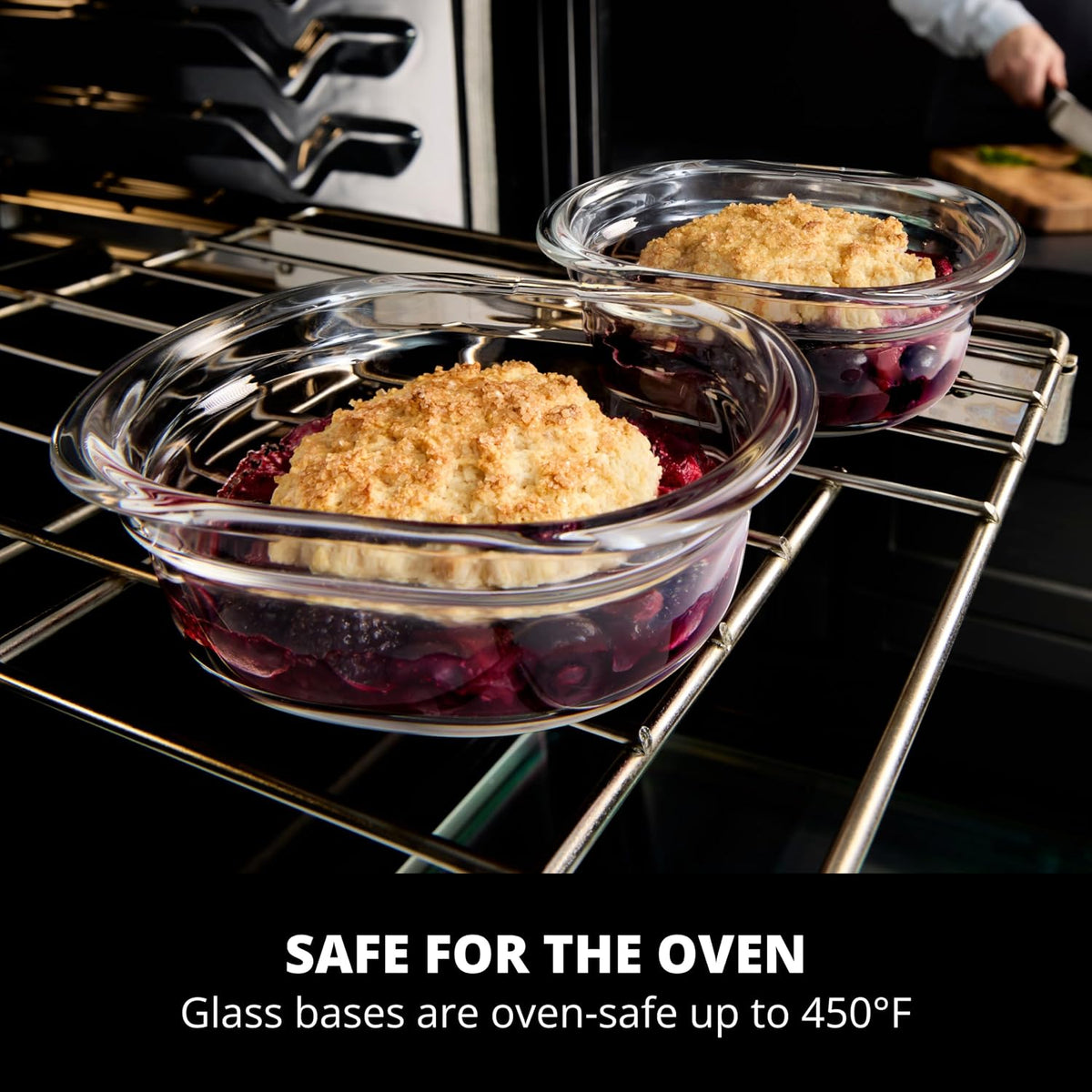 Rubbermaid Brilliance® Glass Round Leak-Proof 6-Piece Set Food Storage Containers, Food Containers with Lids, Meal Prep Containers