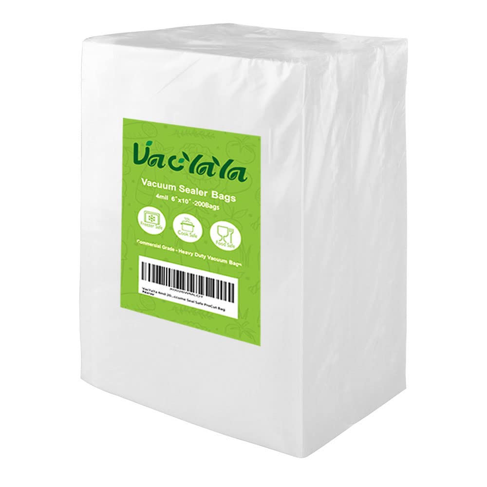 Gallon 4mil 11"x16"Vacuum Sealer Bags 100ct for Food Storage