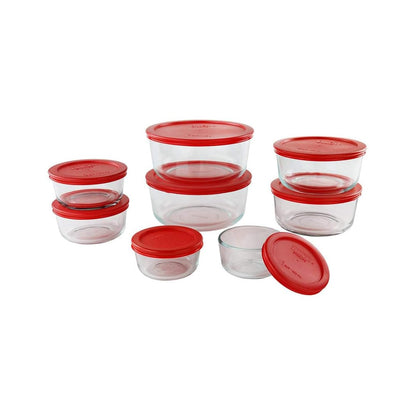 Pyrex Simply Store (12-Pack) Glass Food Storage Containers Set