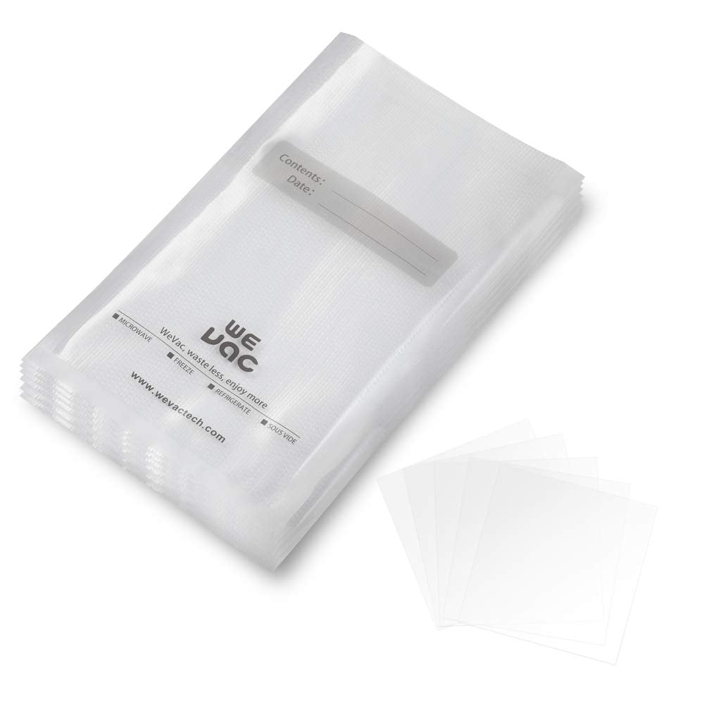 Wevac Vacuum Sealer Bags 8x12" 100 Quart for Food Saver Vacuum Seal machine