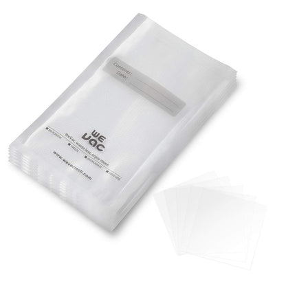Wevac Vacuum Sealer Bags 8x12" 100 Quart for Food Saver Vacuum Seal machine