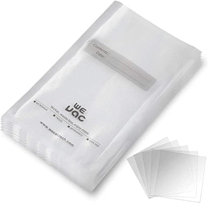 Wevac Vacuum Sealer Bags 8x12" 100 Quart for Food Saver Vacuum Seal machine