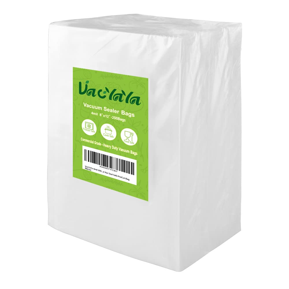 Gallon 4mil 11"x16"Vacuum Sealer Bags 100ct for Food Storage