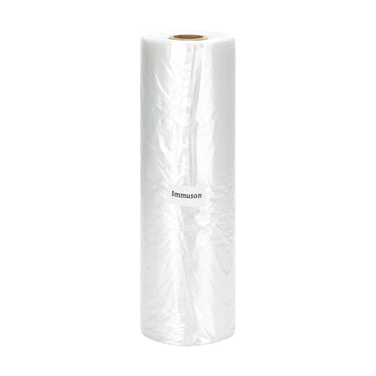 Immuson Food Storage Bag, 12 x 20 Plastic Produce Bag on a Roll Fruits, Vegetable, Bread, Food Storage Clear Bag (4 Rolls-1400 Bags)