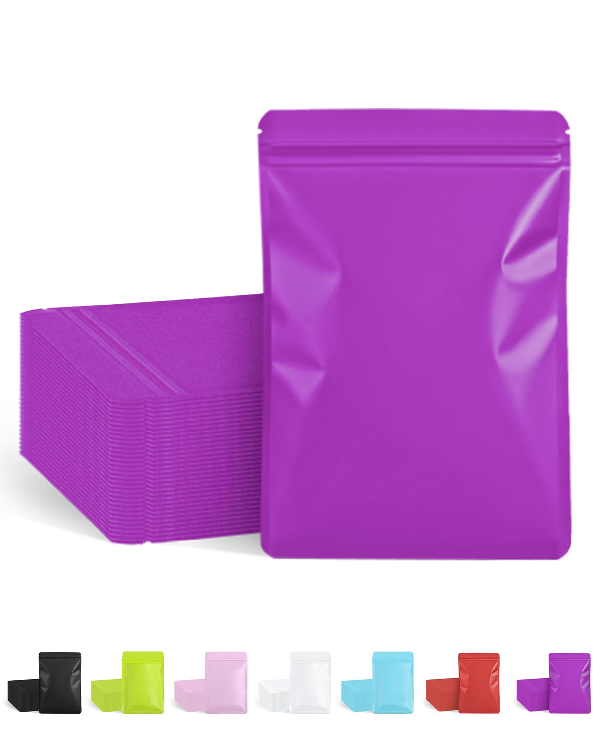 FireKylin 100 Pcs Resealable Bags for Small Business (Black,4" X 6")