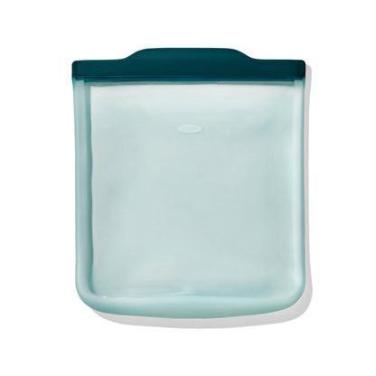 OXO Good Grips Silicone Reusable Bag - Stand-Up Quart (32 oz), Oat