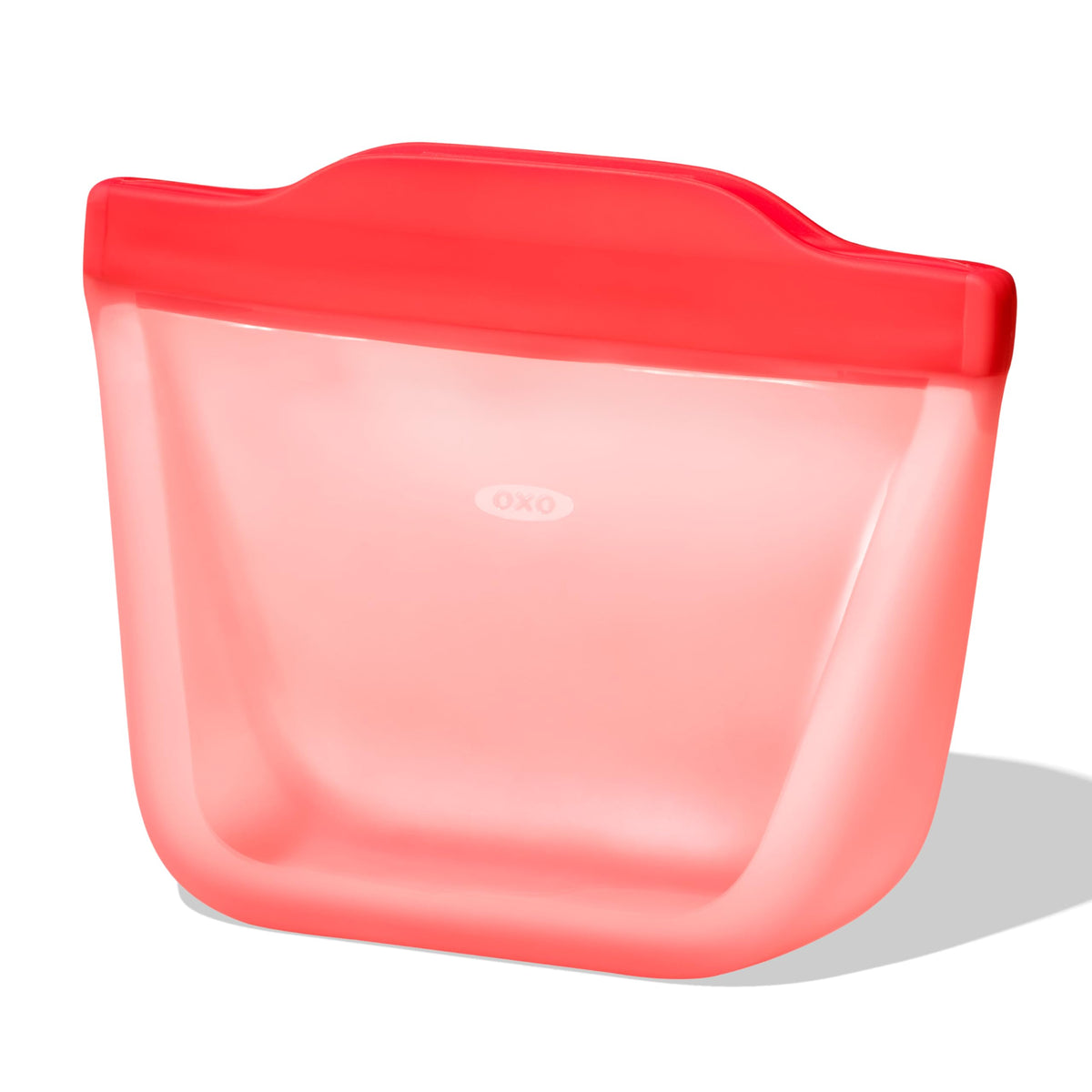 OXO Good Grips Silicone Reusable Bag - Stand-Up Quart (32 oz), Oat