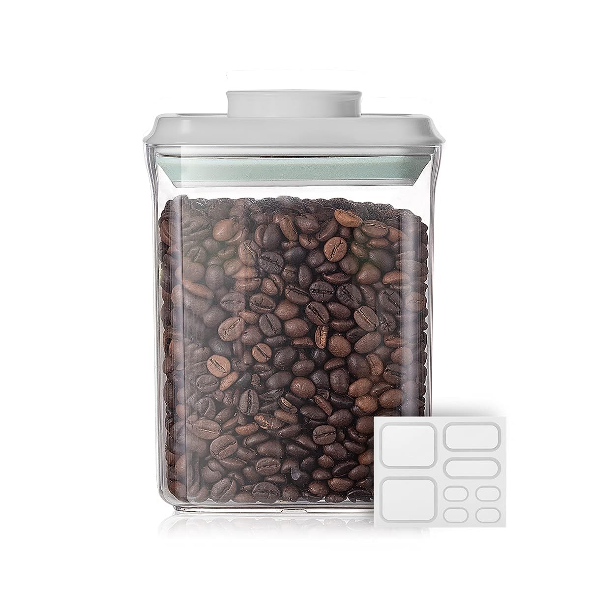 Ankou Airtight Food Storage Container Sets with Lids 6Pcs Pop Containers for Kitchen Pantry Organization BPA-Free Stackable Kitchen Storage Containers for Cereal Flour Sugar (0.5, 1.2, 1.8qt)*2