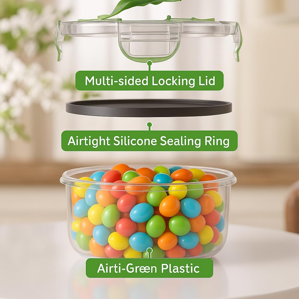 56 PCS Food Storage Containers with Lids Airtight (28 Boxes - 28 Lids)