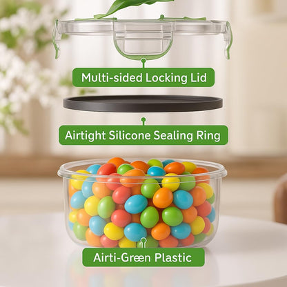 56 PCS Food Storage Containers with Lids Airtight (28 Boxes - 28 Lids)