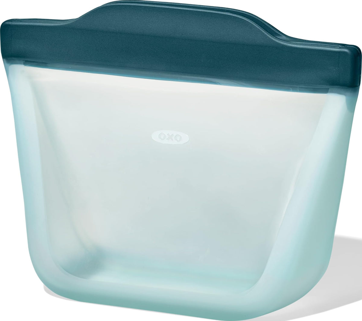 OXO Good Grips Silicone Reusable Bag - Stand-Up Quart (32 oz), Oat