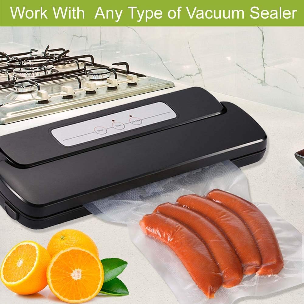 Gallon 4mil 11"x16"Vacuum Sealer Bags 100ct for Food Storage