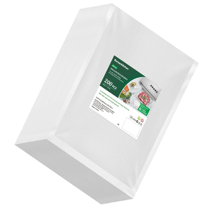 Bonsenkitchen Precut Vacuum Food Sealer Bags 100 Pint 6" x 10", BPA Free