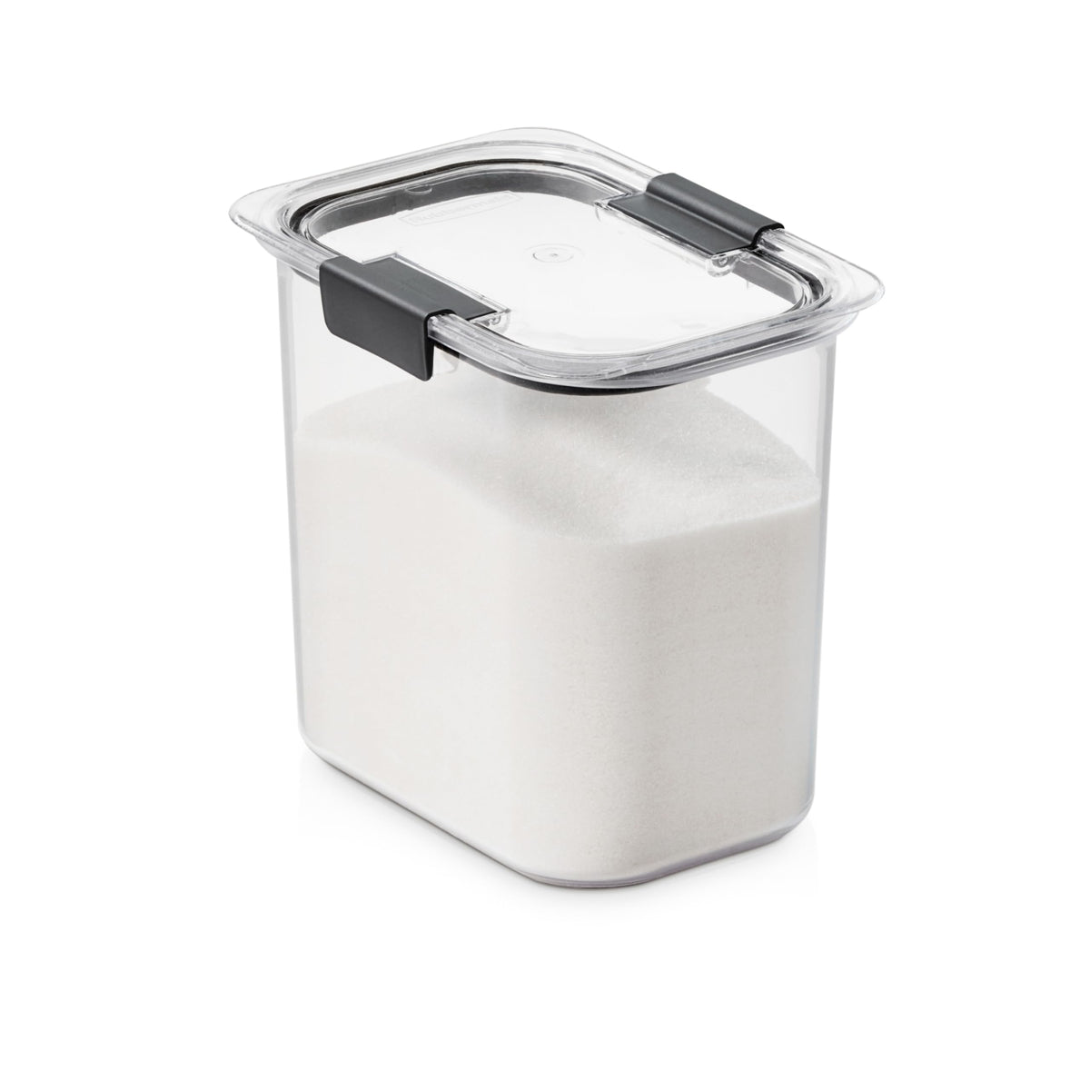 Rubbermaid Brilliance BPA-Free Food Storage Containers with Lids Airtight Kitchen and Pantry Organization Set Includes 3 Containers and Scoops Clear 16 cups