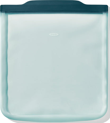 OXO Good Grips Silicone Reusable Bag - Stand-Up Quart (32 oz), Oat