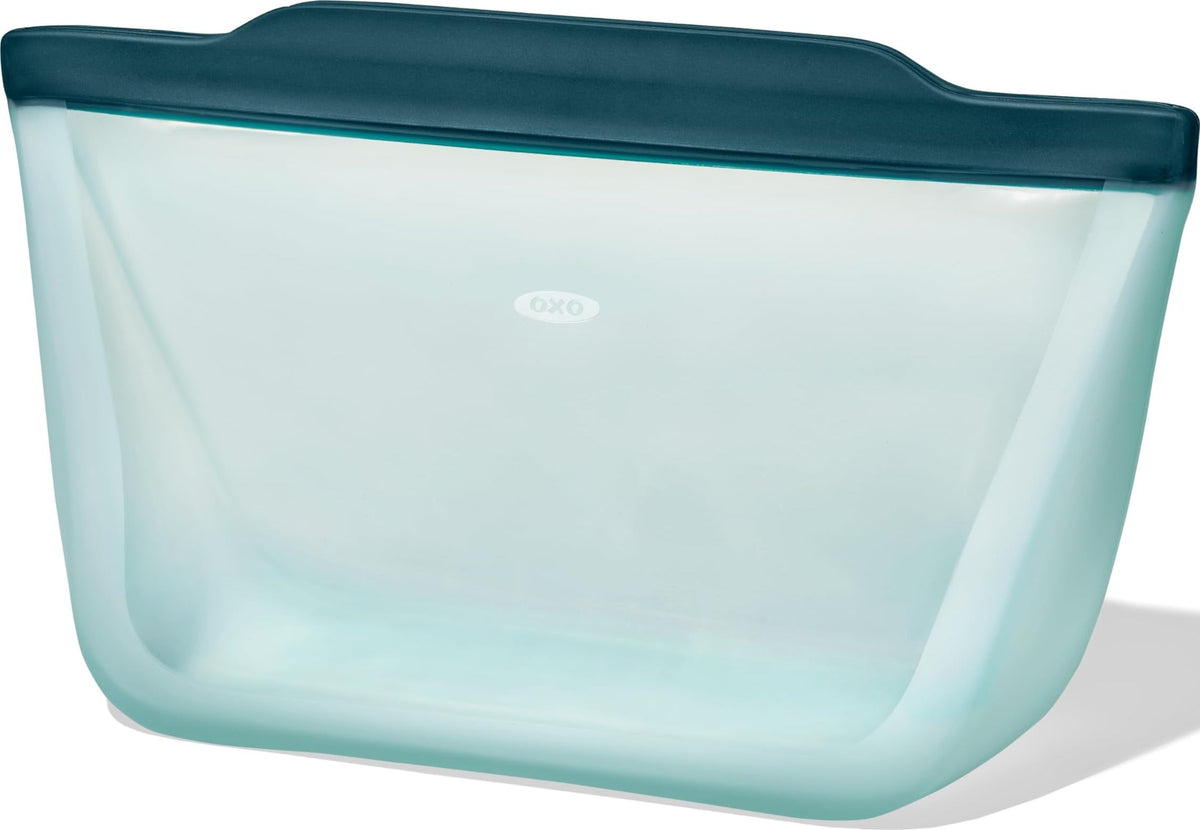 OXO Good Grips Silicone Reusable Bag - Stand-Up Quart (32 oz), Oat