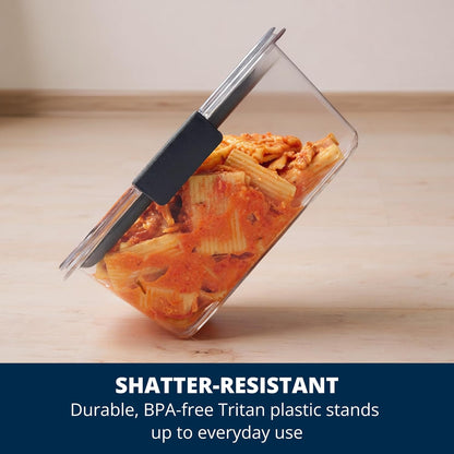 Rubbermaid Brilliance BPA Free 44-Piece Food Storage Containers Set Airtight Leak-Proof with Lids for Meal Prep Lunch and Leftovers