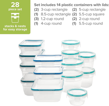 Snapware Plastic Total Solutions (14-Pack, Mixed Sizes) Food Storage Set