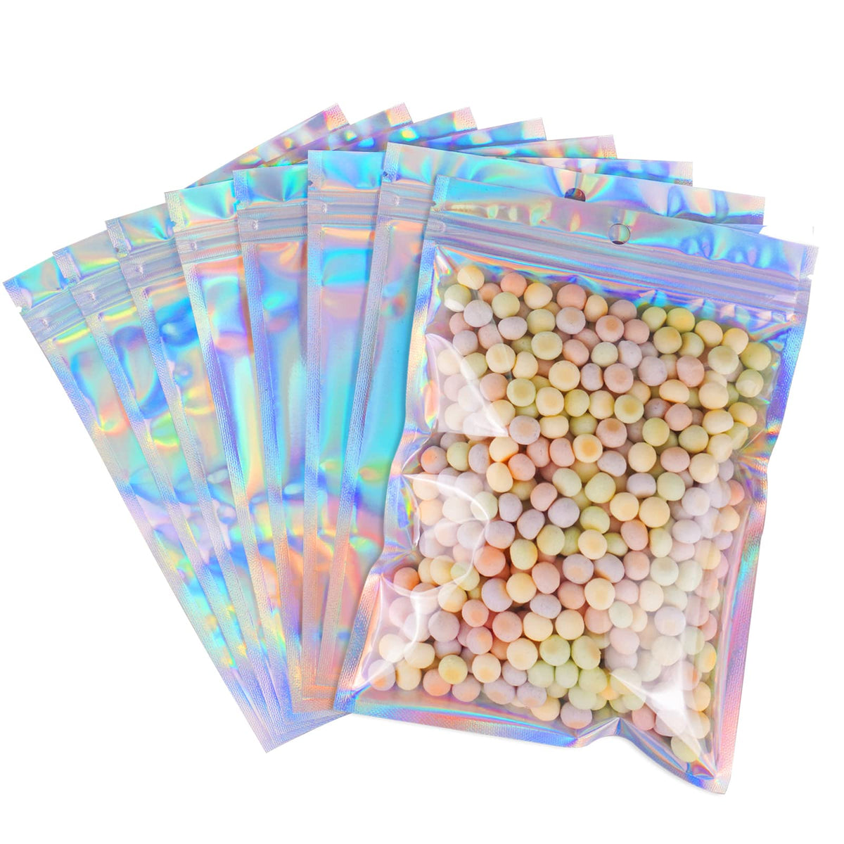 Gwybkq Resealable Bags for Food Storage 350 Pieces (4×6Inch Black)