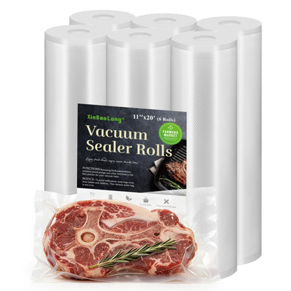 Vacuum Sealer Bags For Food 6 Pack, Kitchen Essentials, Sandwich Bags