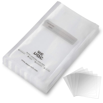 Wevac Vacuum Sealer Bags 8x12" 100 Quart for Food Saver Vacuum Seal machine
