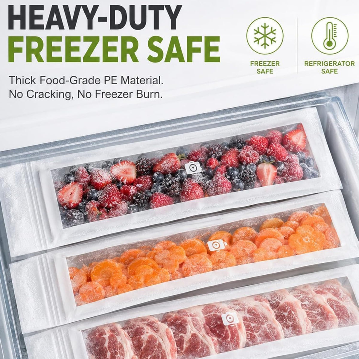 Thick Double Seal Food Storage Bags Long Sealed Bags For Vegetables (30)