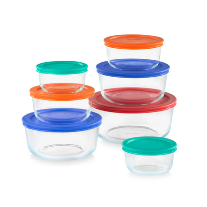 Pyrex Simply Store (12-Pack) Glass Food Storage Containers Set