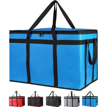 Bodaon Insulated Food Delivery Bag, XXXL Reusable Warming Bag, Black, 1Pk