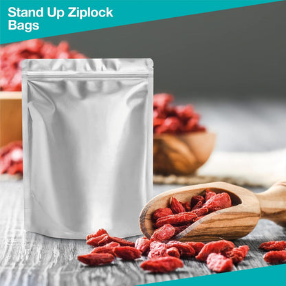 50 PCS 1 Gallon Mylar Bags for Long Term Food Storage
