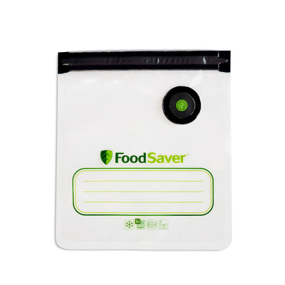FoodSaver® Reusable Quart Vacuum Zipper Bags