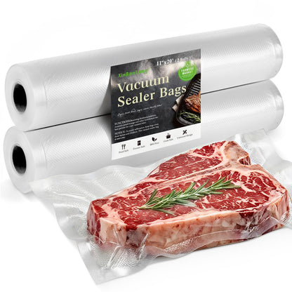 Vacuum Sealer Bags For Food 6 Pack, Kitchen Essentials, Sandwich Bags