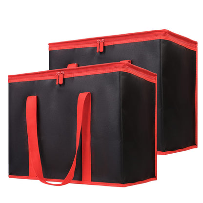 Bodaon Insulated Food Delivery Bag, XXXL Reusable Warming Bag, Black, 1Pk