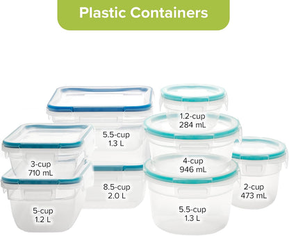 Snapware Plastic Total Solutions (14-Pack, Mixed Sizes) Food Storage Set