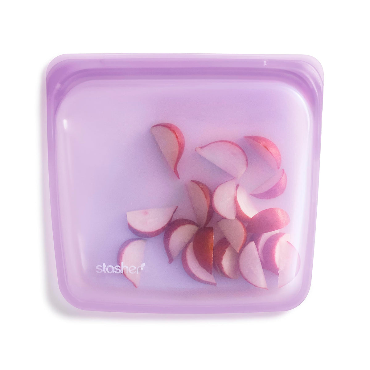 Stasher Premium Reusable Silicone Bag, Stand-Up Mega, Clear, 104 oz